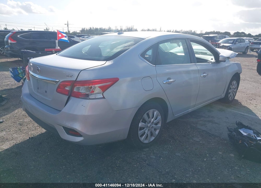 2017 NISSAN SENTRA SV VIN: 3N1AB7AP1HY283578