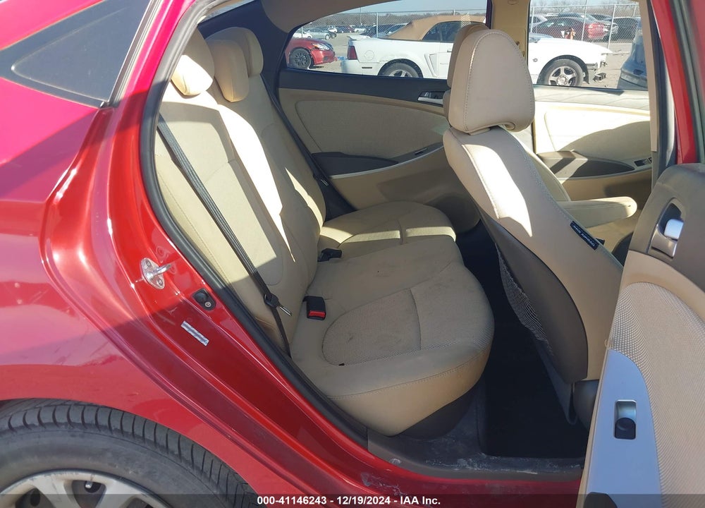 2012 HYUNDAI ACCENT GLS VIN: KMHCT4AE0CU055322