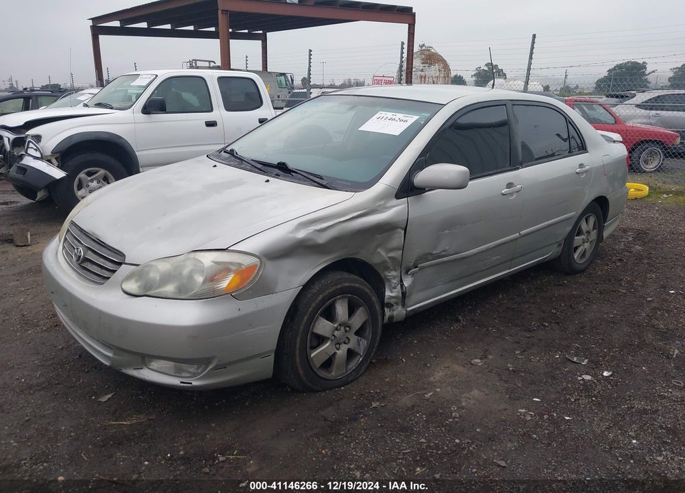 2003 TOYOTA COROLLA S VIN: 1NXBR32E83Z167935