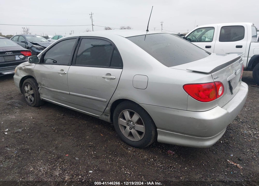 2003 TOYOTA COROLLA S VIN: 1NXBR32E83Z167935