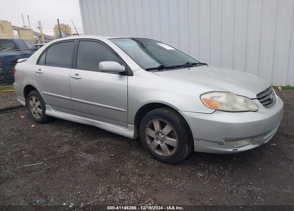 2003 TOYOTA COROLLA S VIN: 1NXBR32E83Z167935