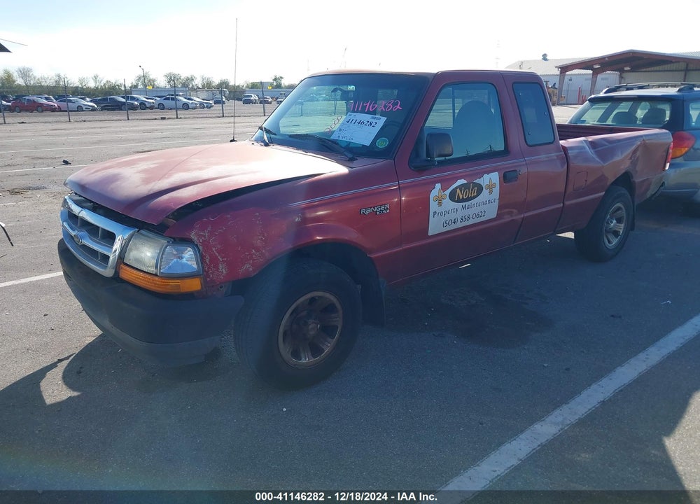 2000 FORD RANGER XL/XLT VIN: 1FTYR14V6YTA69418