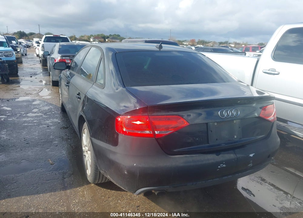 2010 AUDI A4 2.0T PREMIUM VIN: WAUAFAFL6AN068931