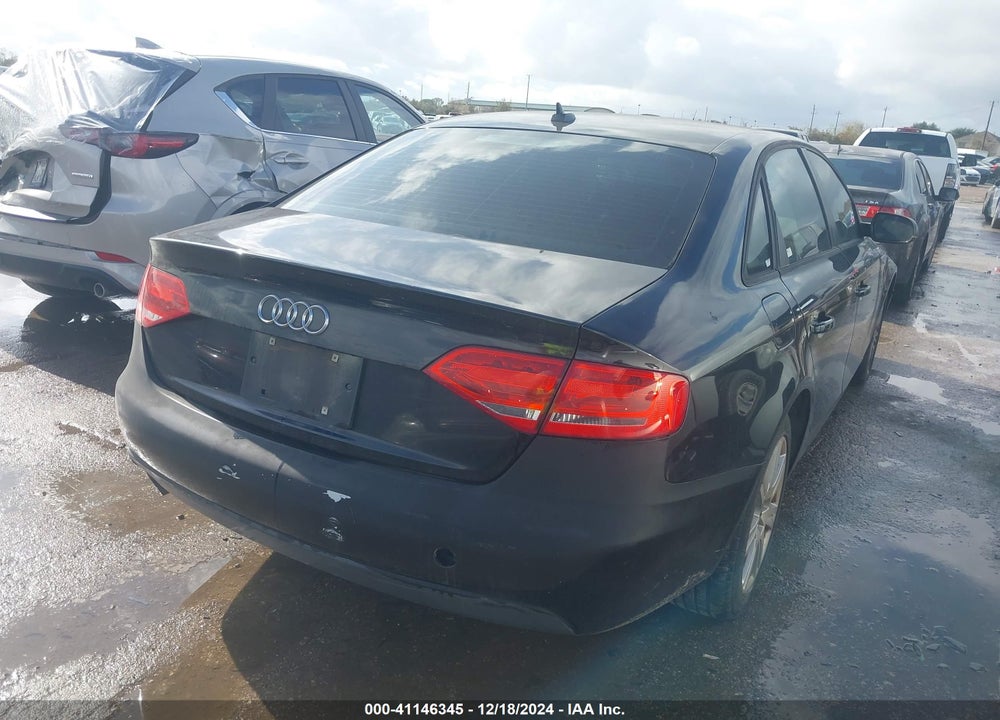 2010 AUDI A4 2.0T PREMIUM VIN: WAUAFAFL6AN068931