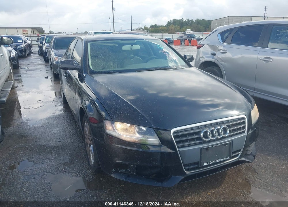 2010 AUDI A4 2.0T PREMIUM VIN: WAUAFAFL6AN068931