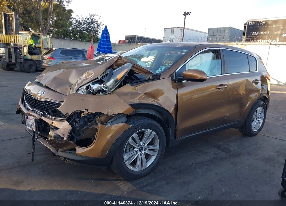 2017 KIA SPORTAGE LX VIN: KNDPM3AC6H7171058