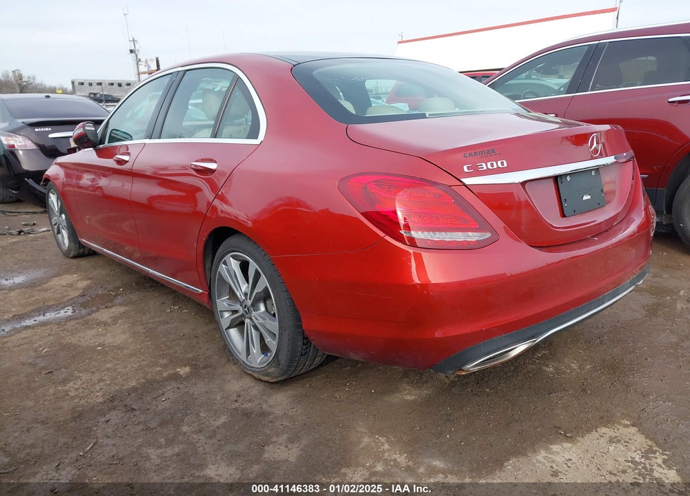 2018 MERCEDES C300 VIN: WDDWF4JB1JR393249