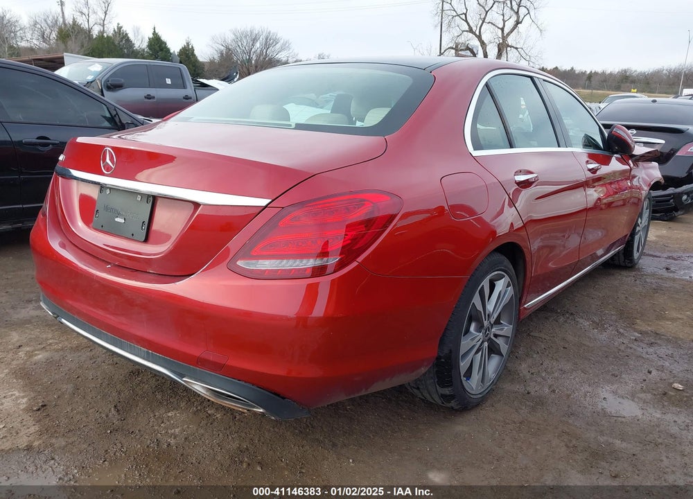 2018 MERCEDES C300 VIN: WDDWF4JB1JR393249
