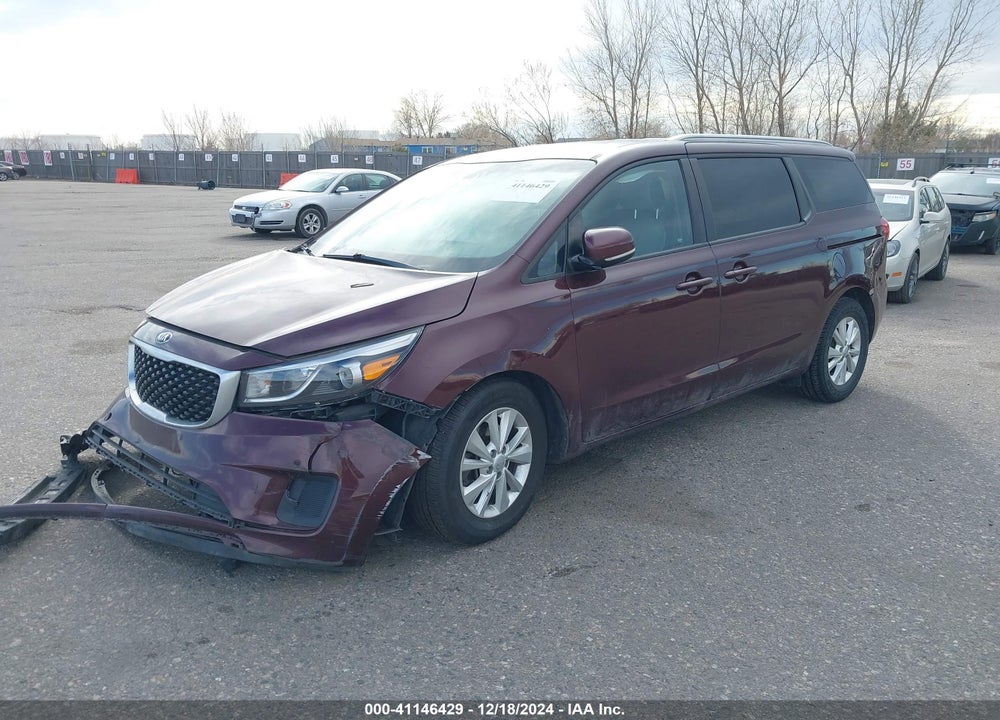 2017 KIA SEDONA LX VIN: KNDMB5C11H6246674