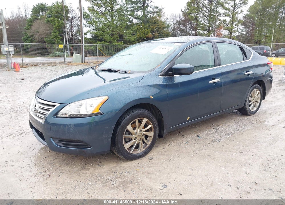 2015 NISSAN SENTRA SV VIN: 3N1AB7APXFY367850