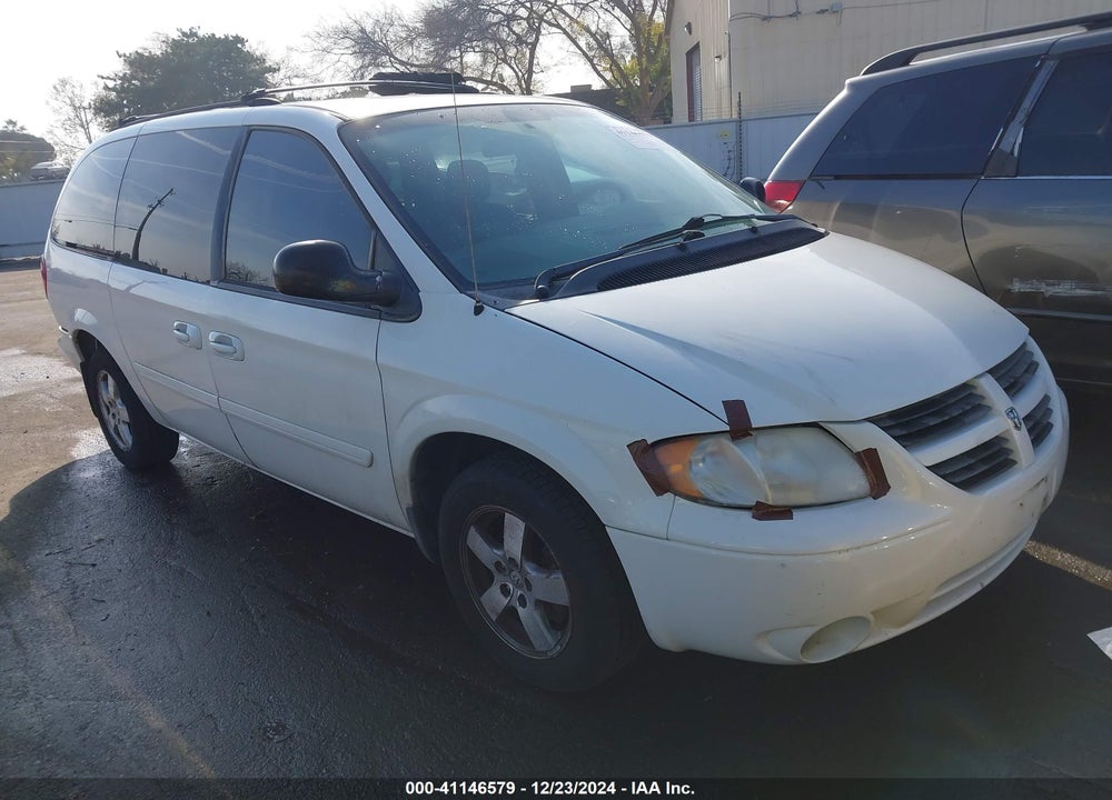 2007 DODGE GRAND CARAVAN SXT VIN: 2D4GP44LX7R117609