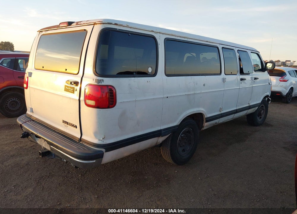 1999 DODGE RAM WAGON 3500 VIN: 2B5WB35Z9XK542955