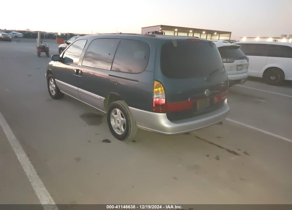 2002 MERCURY VILLAGER VIN: 4M2ZV11T72DJ00691