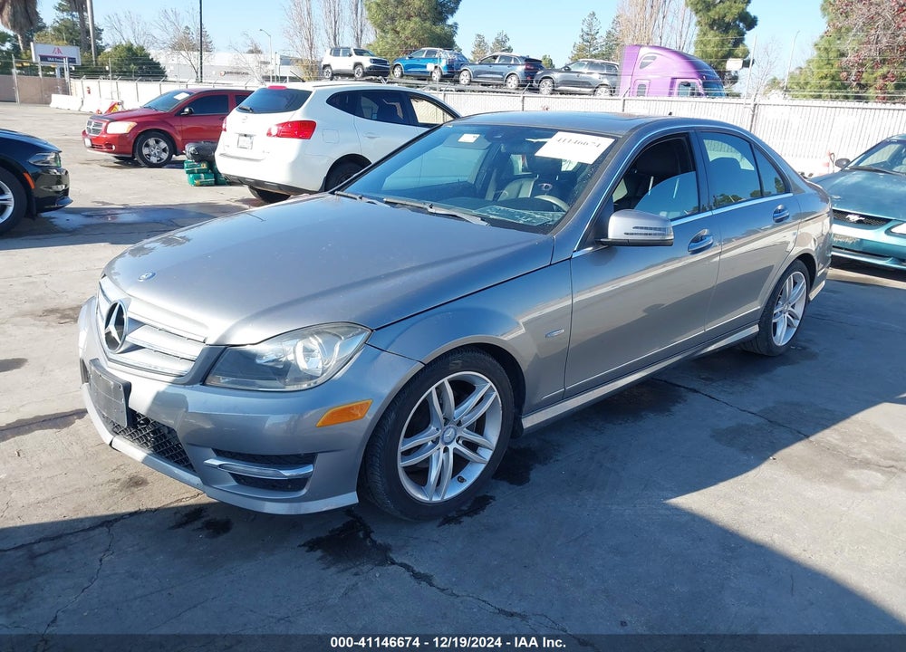2012 MERCEDES-BENZ C 250 VIN: WDDGF4HB8CA617354