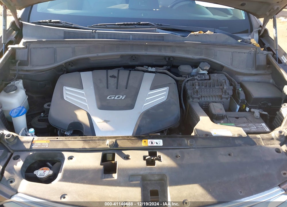 2014 HYUNDAI SANTA FE GLS VIN: KM8SN4HF3EU043589