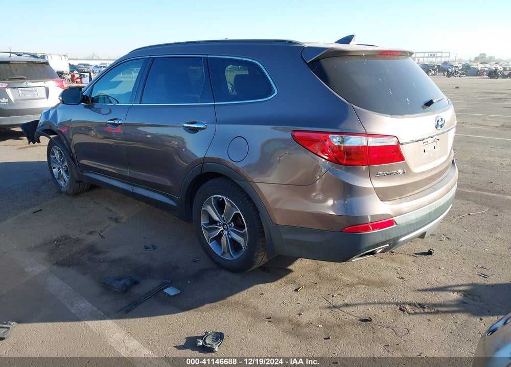 2014 HYUNDAI SANTA FE GLS VIN: KM8SN4HF3EU043589