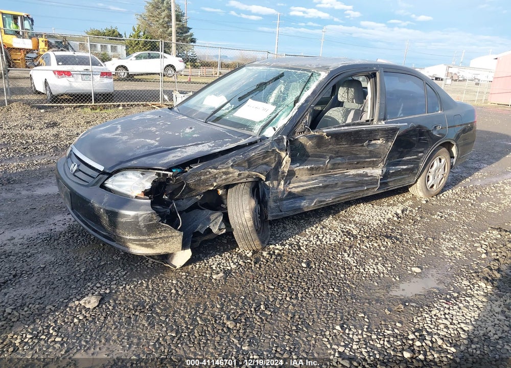 2001 HONDA CIVIC LX VIN: 2HGES15571H605268