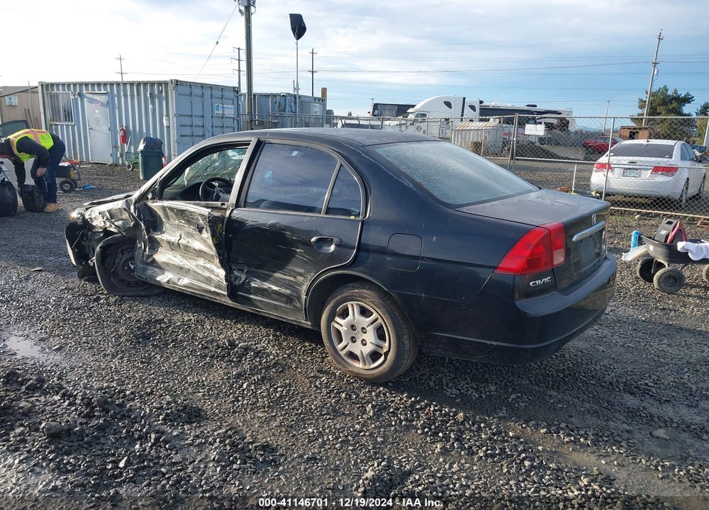 2001 HONDA CIVIC LX VIN: 2HGES15571H605268