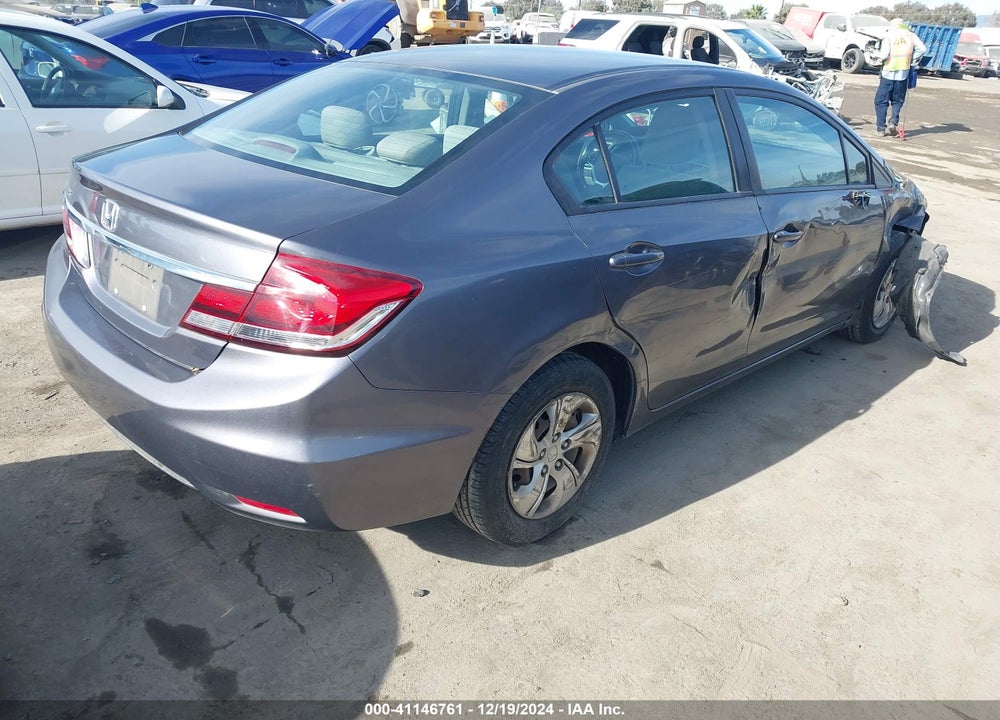 2014 HONDA CIVIC LX VIN: 19XFB2F50EE267043