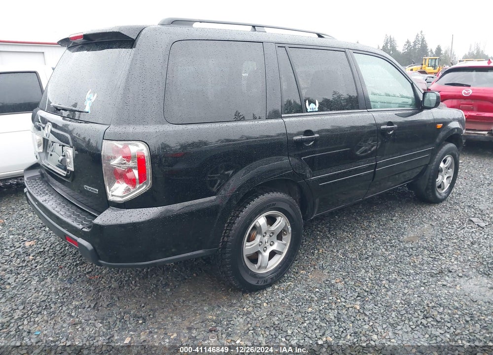 2008 HONDA PILOT EX-L VIN: 5FNYF18778B047256