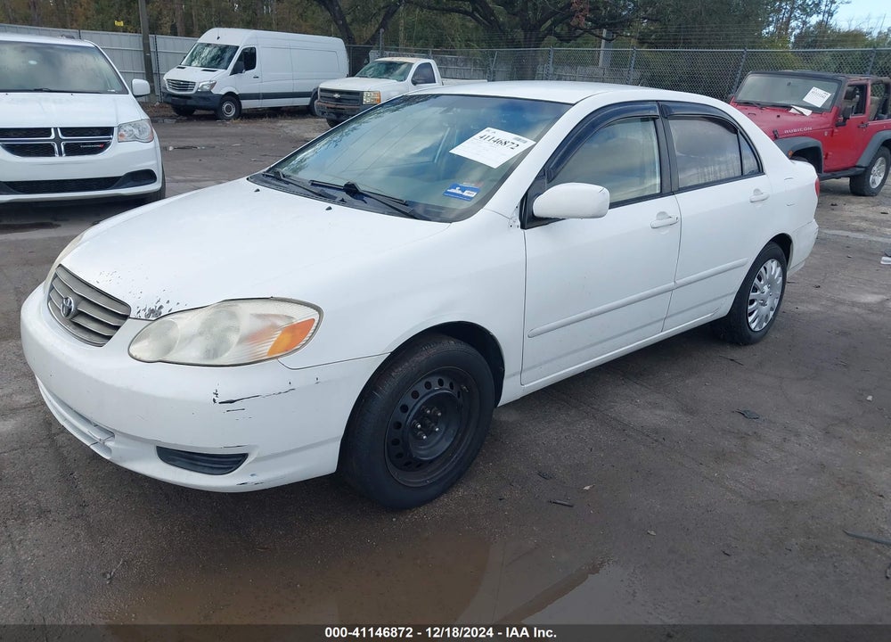 2004 TOYOTA COROLLA LE VIN: JTDBR32E342022416