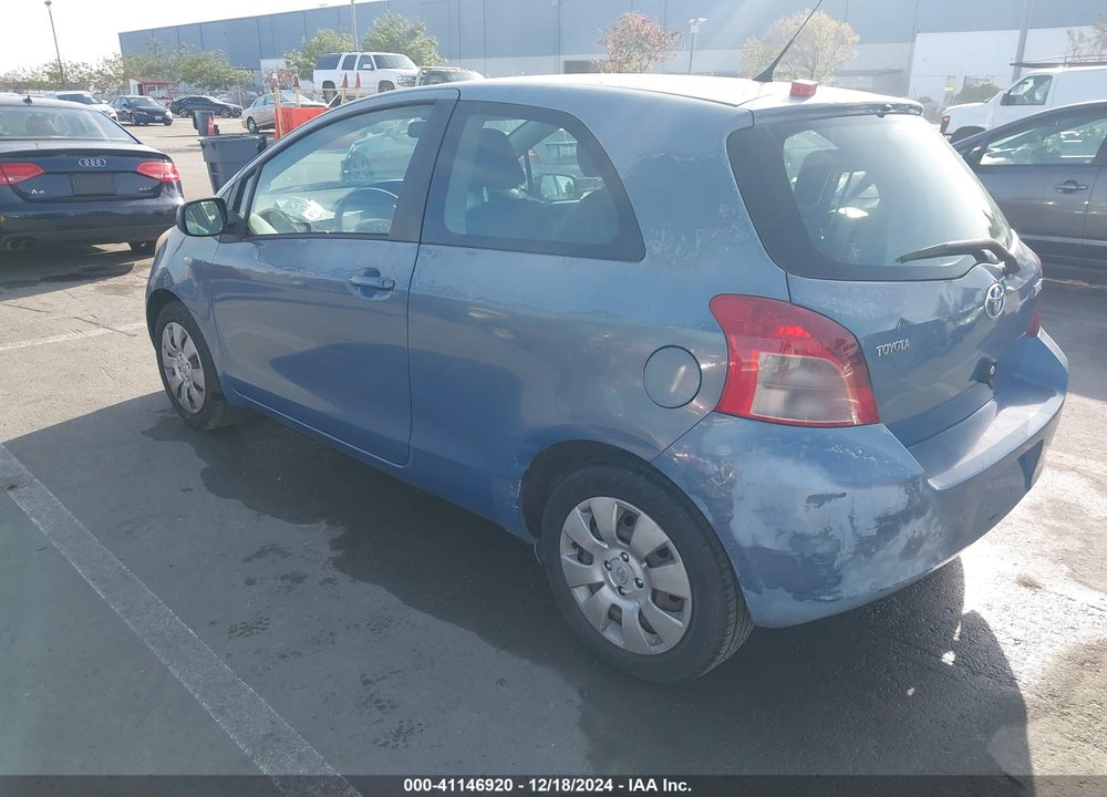 2007 TOYOTA YARIS VIN: JTDJT923075134219