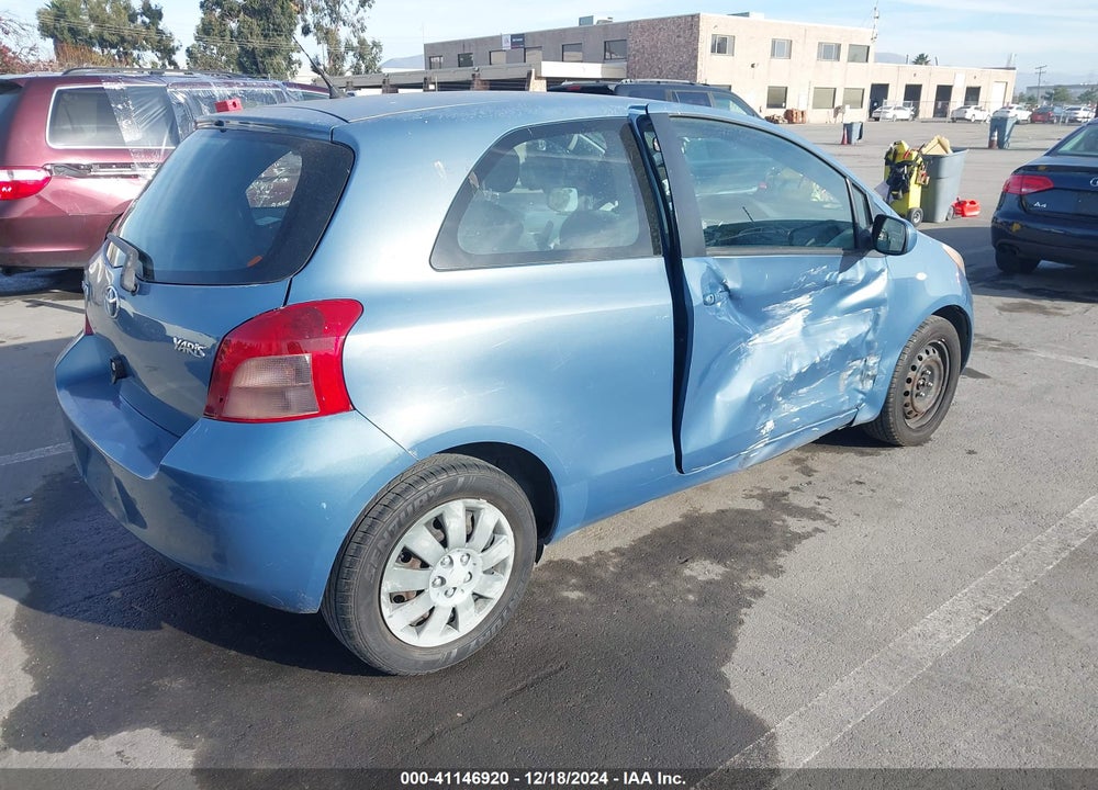 2007 TOYOTA YARIS VIN: JTDJT923075134219