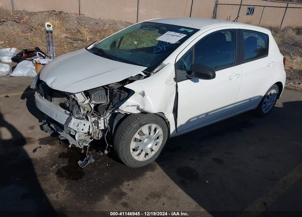 2015 TOYOTA YARIS L VIN: VNKKTUD39FA032872
