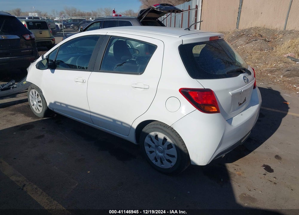 2015 TOYOTA YARIS L VIN: VNKKTUD39FA032872