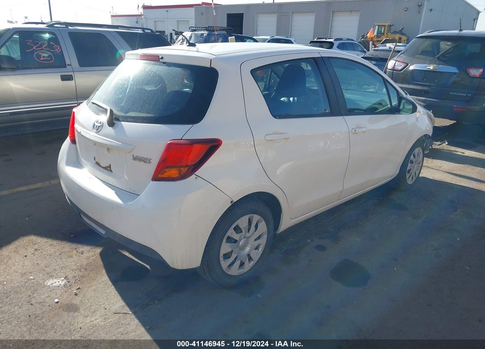 2015 TOYOTA YARIS L VIN: VNKKTUD39FA032872
