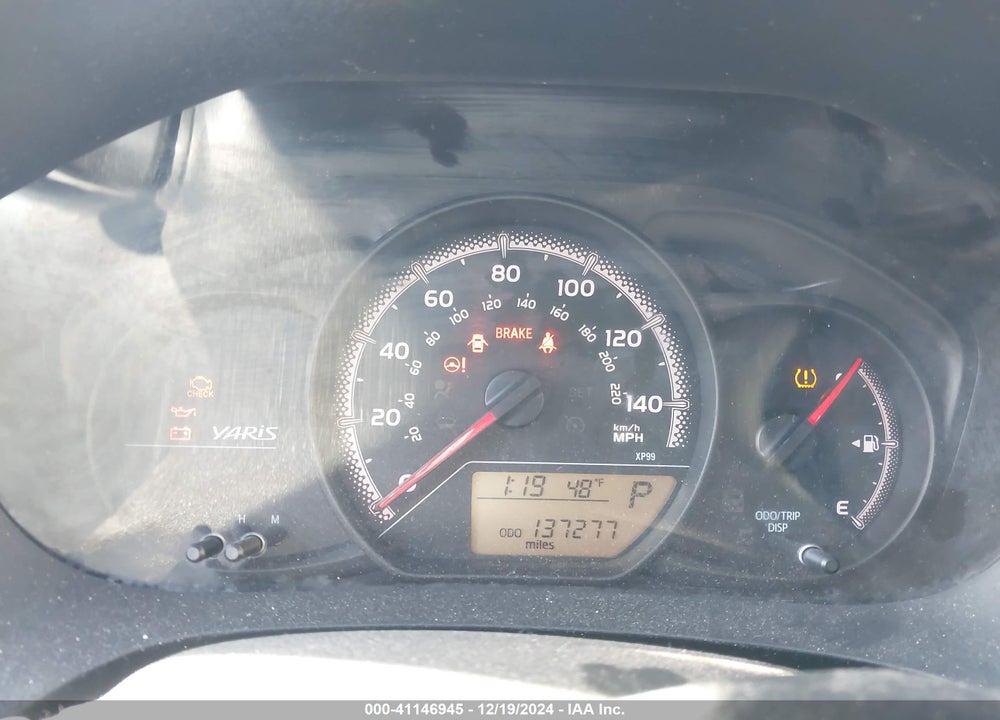 2015 TOYOTA YARIS L VIN: VNKKTUD39FA032872
