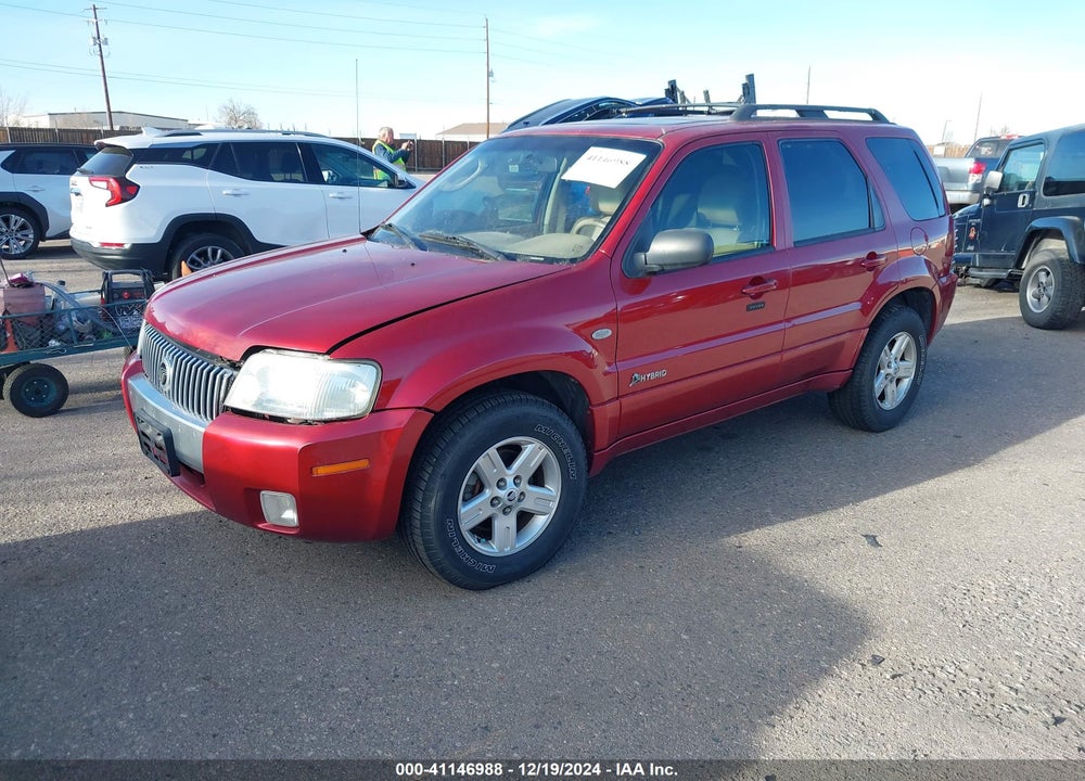 2006 MERCURY MARINER HYBRID VIN: 4M2CU98HX6KJ20492
