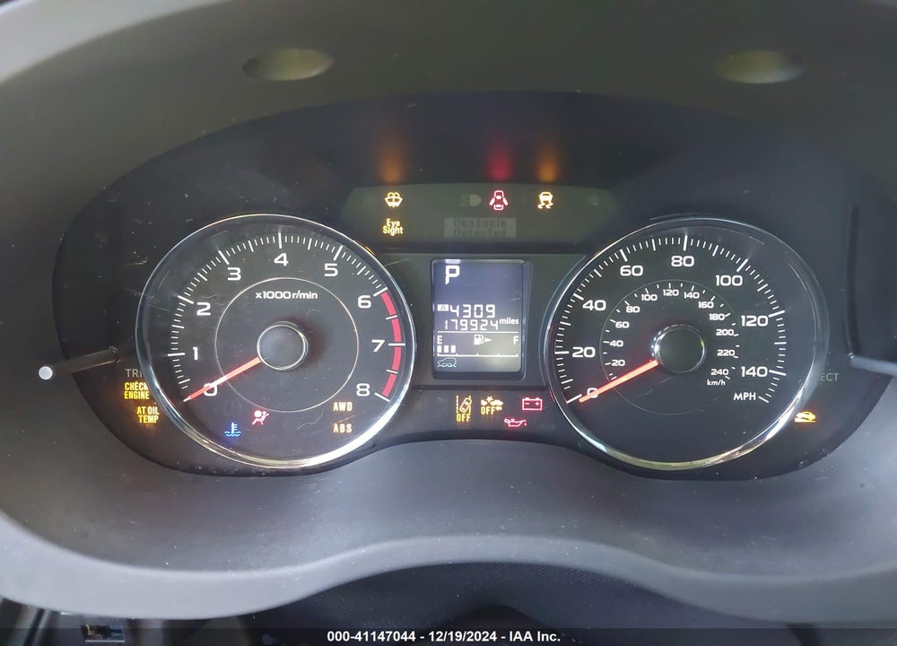 2014 SUBARU FORESTER 2.5I TOURING VIN: JF2SJAPC3EH436864