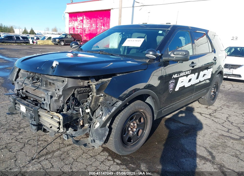2018 FORD POLICE INTERCEPTOR VIN: 1FM5K8AR8JGA32713