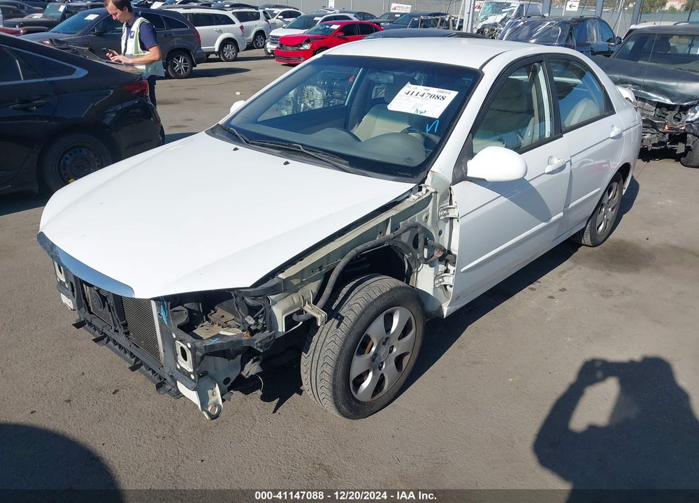 2008 KIA SPECTRA EX VIN: KNAFE122085581026