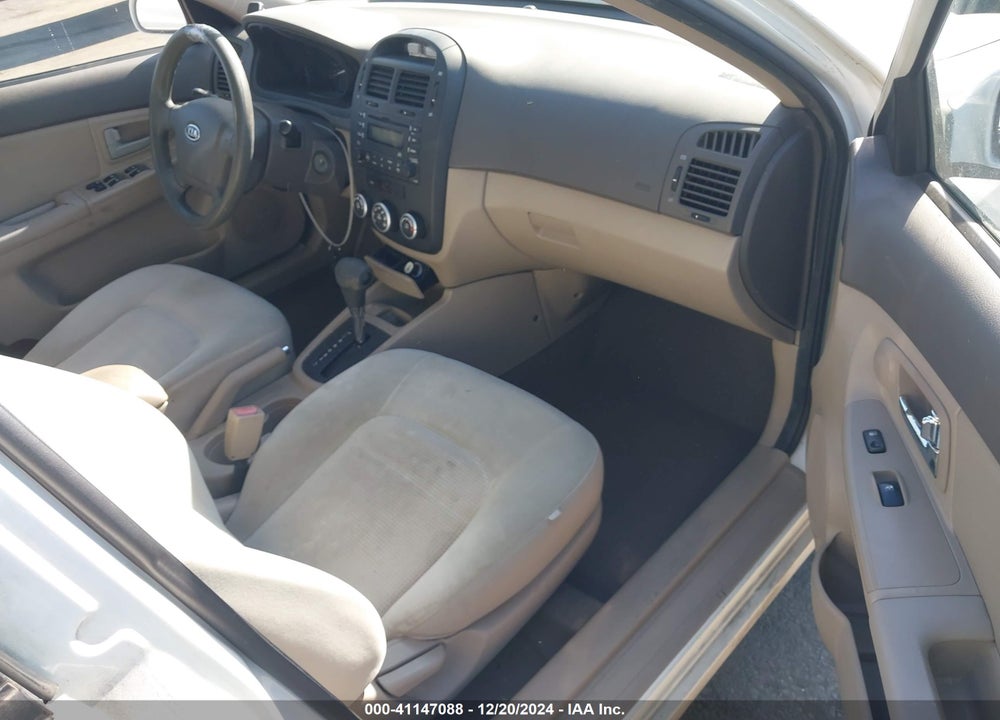 2008 KIA SPECTRA EX VIN: KNAFE122085581026