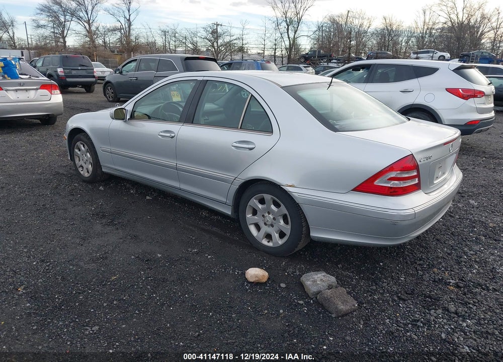 2006 MERCEDES-BENZ C 280 LUXURY 4MATIC VIN: WDBRF92H36F780044
