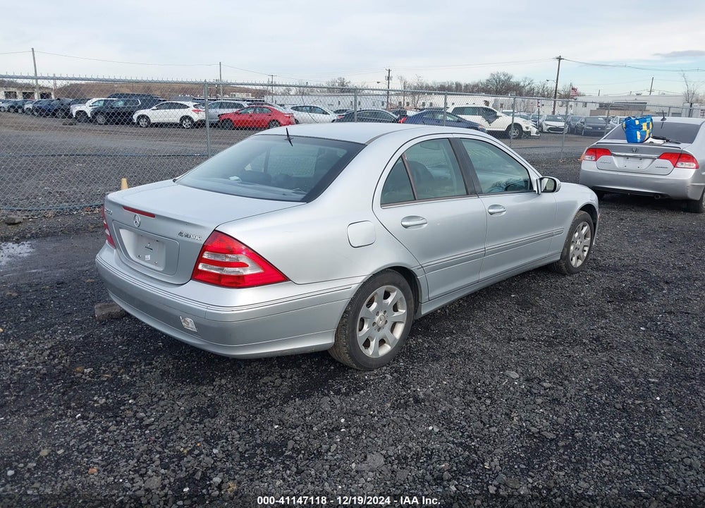 2006 MERCEDES-BENZ C 280 LUXURY 4MATIC VIN: WDBRF92H36F780044