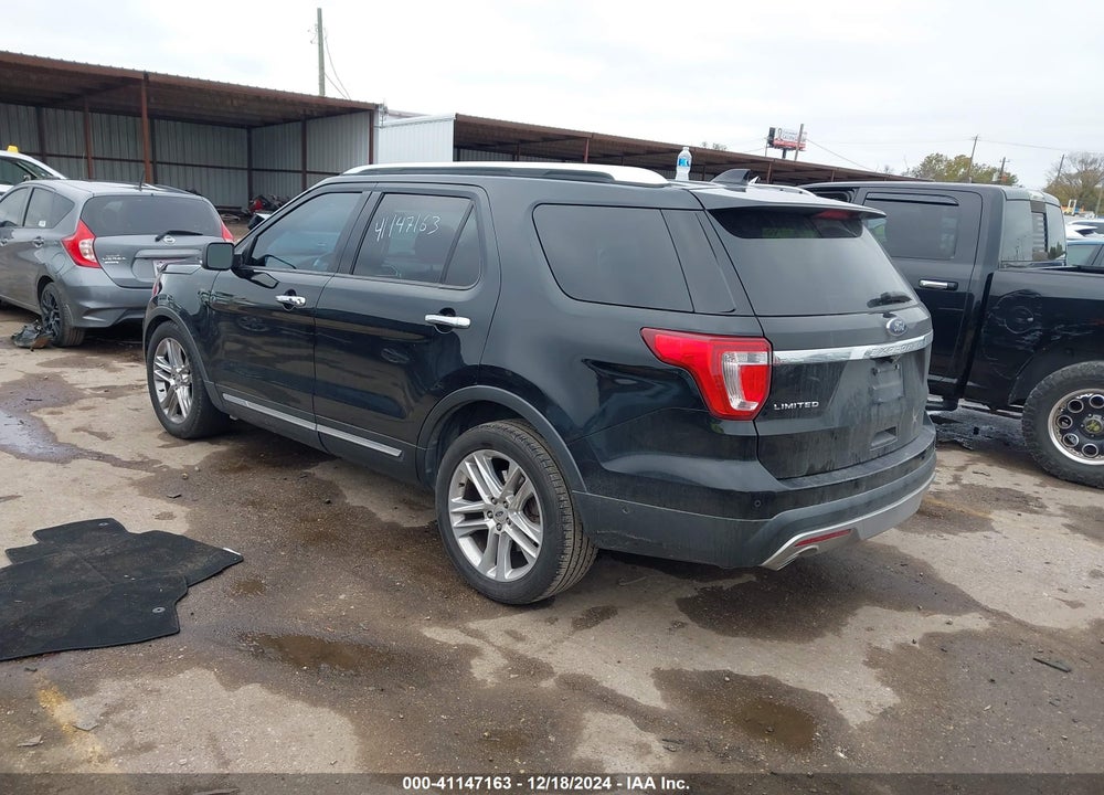 2017 FORD EXPLORER LIMITED VIN: 1FM5K7F88HGA46602