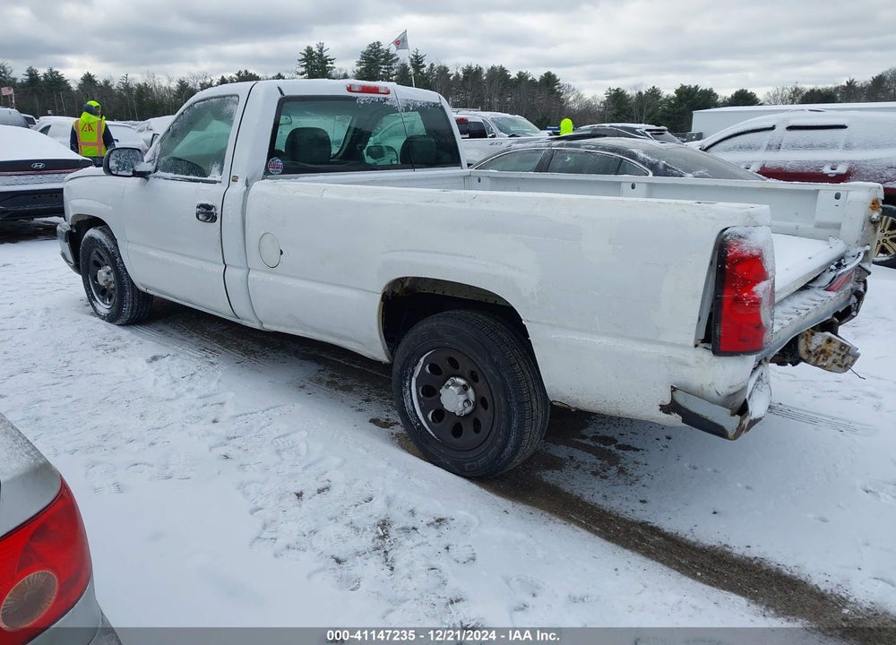 2005 CHEVROLET SILVERADO 1500 WORK TRUCK VIN: 1GCEC14V25Z316737