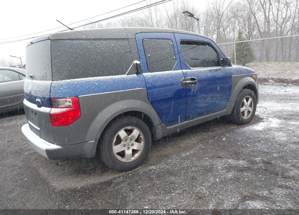 2004 HONDA ELEMENT EX VIN: 5J6YH28604L034910