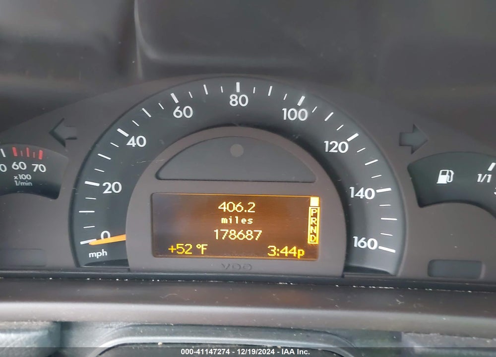 2001 MERCEDES-BENZ C 320 VIN: WDBRF64J31F035317