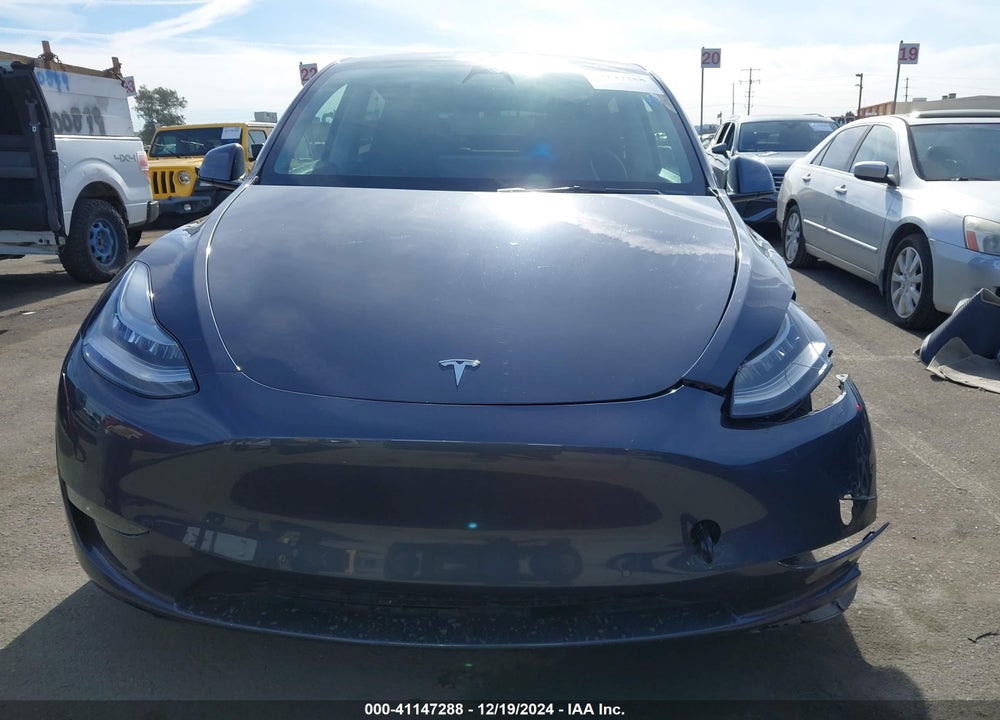 2021 TESLA MODEL Y LONG RANGE DUAL MOTOR ALL-WHEEL DRIVE VIN: 5YJYGDEE6MF094936
