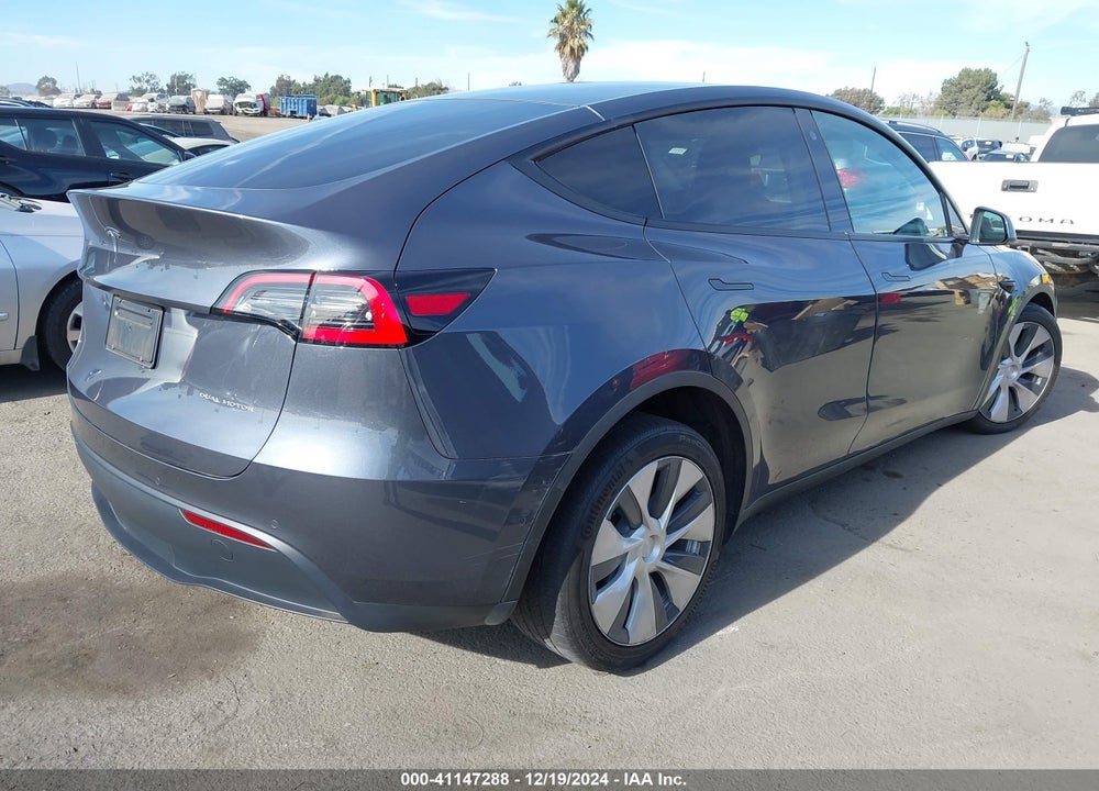2021 TESLA MODEL Y LONG RANGE DUAL MOTOR ALL-WHEEL DRIVE VIN: 5YJYGDEE6MF094936