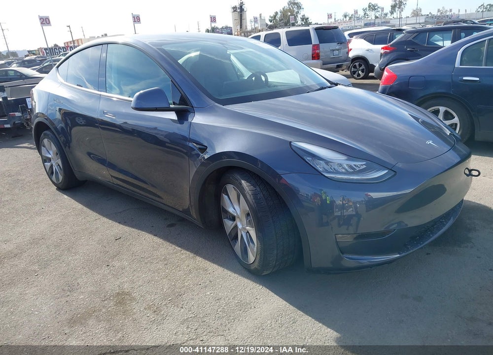 2021 TESLA MODEL Y LONG RANGE DUAL MOTOR ALL-WHEEL DRIVE VIN: 5YJYGDEE6MF094936