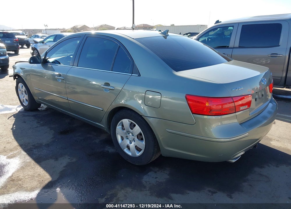2009 HYUNDAI SONATA GLS V6 VIN: 5NPET46F09H410586