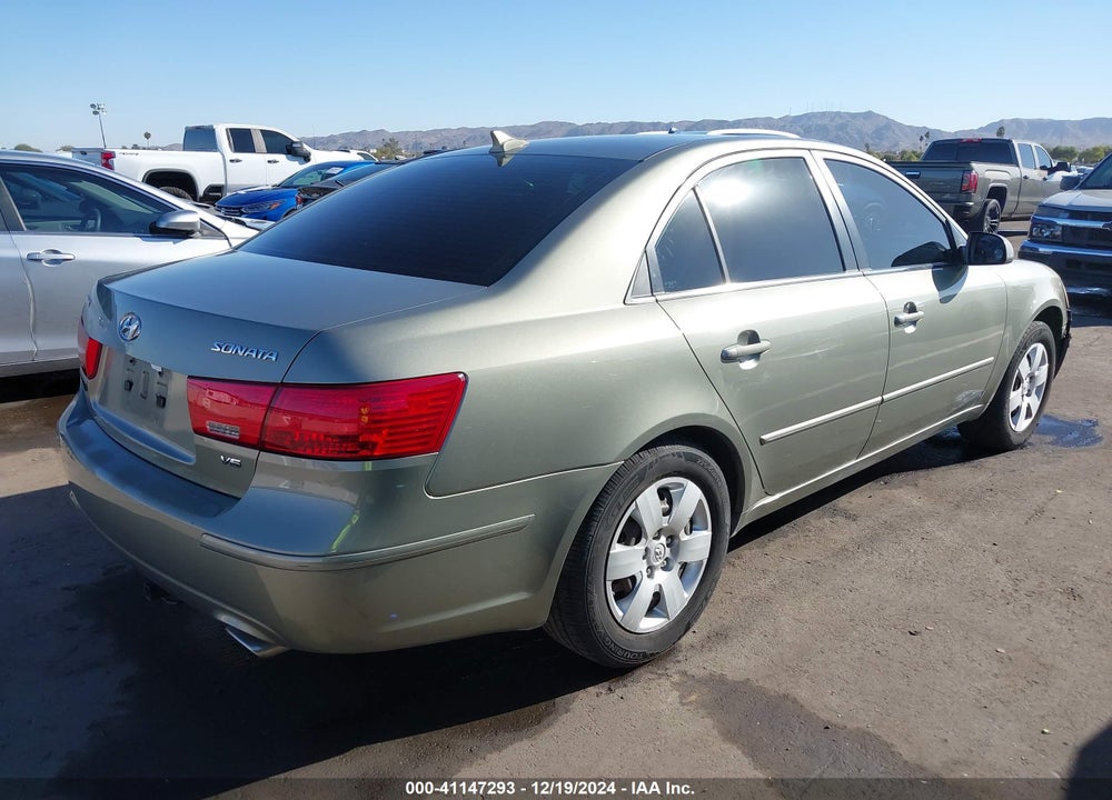 2009 HYUNDAI SONATA GLS V6 VIN: 5NPET46F09H410586