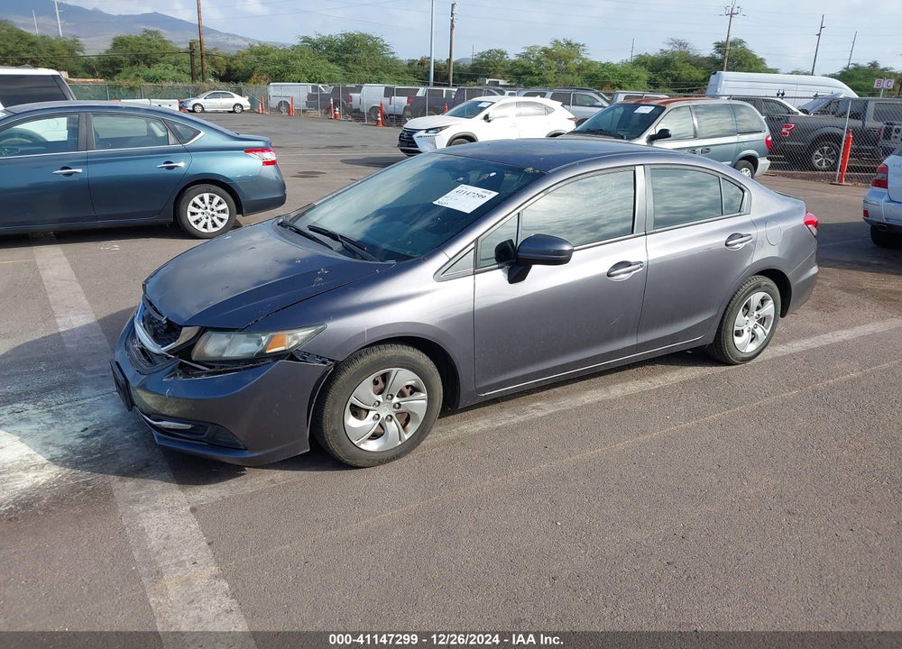 2014 HONDA CIVIC VIN: 19XFB2F55EE046425