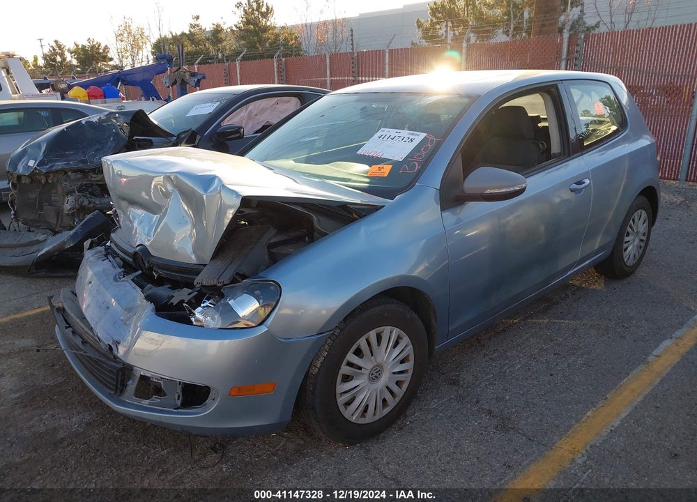 2010 VOLKSWAGEN GOLF 2-DOOR VIN: WVWAB7AJ8AW395381