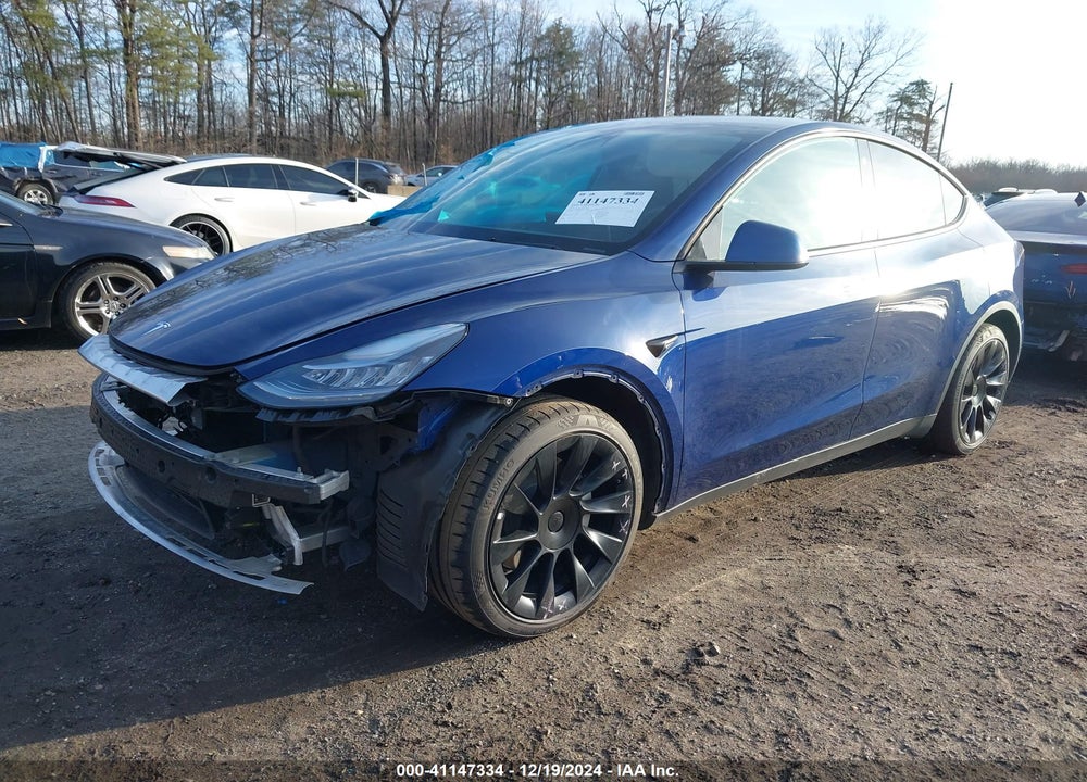 2021 TESLA MODEL Y VIN: 5YJYGDEE0MF198841